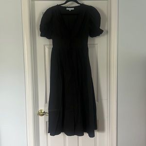 Hill House Sabrina dress in black, size small, EUC